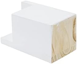 Stunning Solid Wood Bed risers Set of 4 Square Footers for Home Kitchen Use