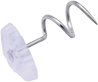 VOSAREA 100Pc Transparent Stainless Steel Upholstery Pins for Sofa Cushions Non-Marking Fixation Nails