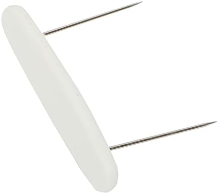 Trenton Gifts Bed Skirt Pins White One Size Set of 8