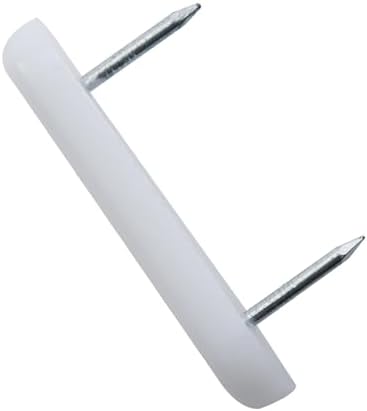 40pcs 2-Inch White Bed Skirt Pin with Abrasion-Resistant Features