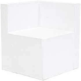 Mysummer Bed Risers White - 4x Heavy Duty Storage Lifts