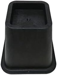 Shepherd Hardware 6 Inch Bed Risers Black 4 Count