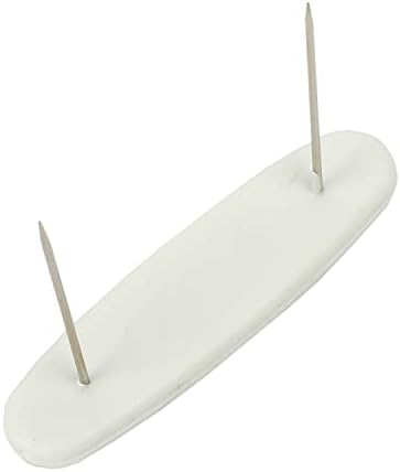 Trenton Gifts Bed Skirt Pins White One Size Set of 8