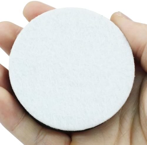4 Set Round Furniture Bed Risers Adds 12 Height with Felt Pad