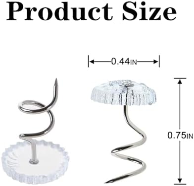 Twist Pins for Bed Skirt Fixing 30Pcs