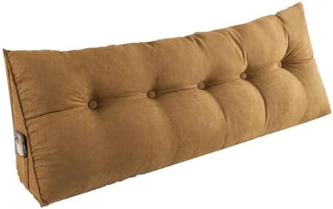 Triangle Reading Pillow with Removable Cover and Side Pockets