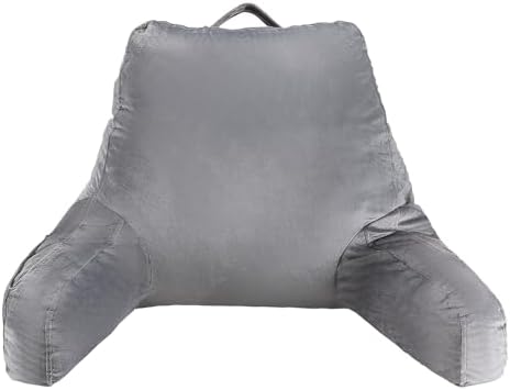 VEVOR Ergonomic Back Pillow for Reading and Gaming Standard Size Memory Foam Comfort Dual Zips