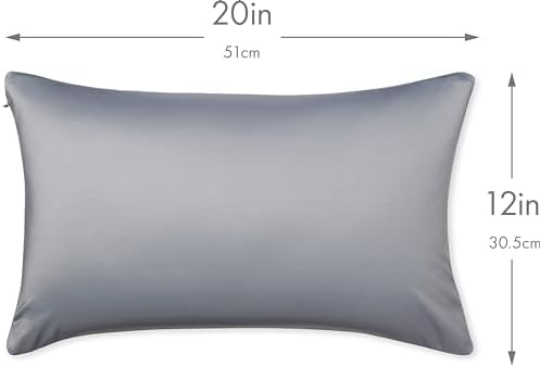 PILLOWY 12 x 20 Throw Pillow - Dark Grey