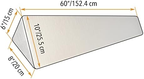 Perfect for Queen Size Headboard Wedge Pillow for Mat Gap Filler Adjustable Height for Reading _sleeping