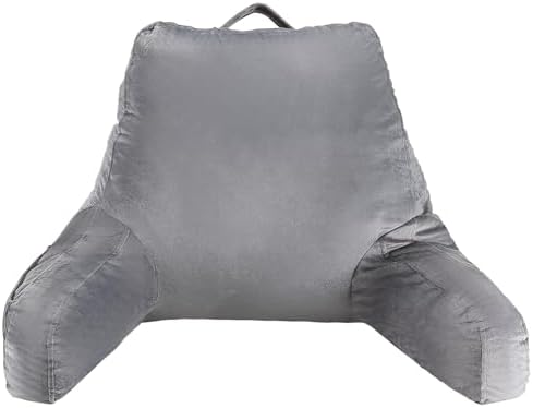 VEVOR Ergonomic Back Pillow for Reading and Gaming Standard Size Memory Foam Comfort Dual Zips