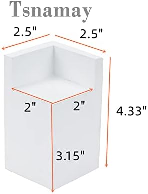Stunning Solid Wood Bed risers Set of 4 Square Footers for Home Kitchen Use