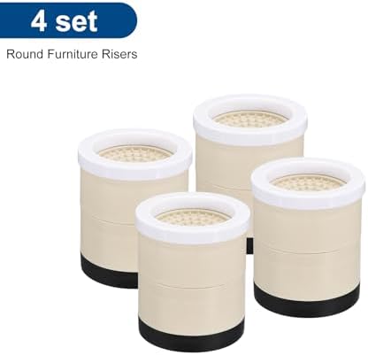 Adjustable Bed Risers 4 Set