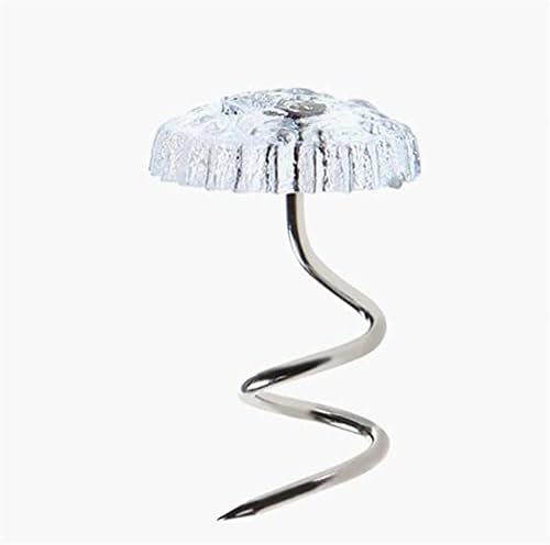 Gneric20pcs Rust-Proof Bed Skirt Pins Clear Heads Home Accessories