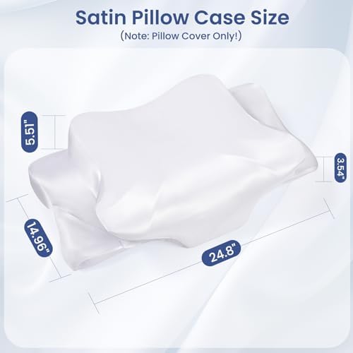 Satin Pillowcase for Neck Support