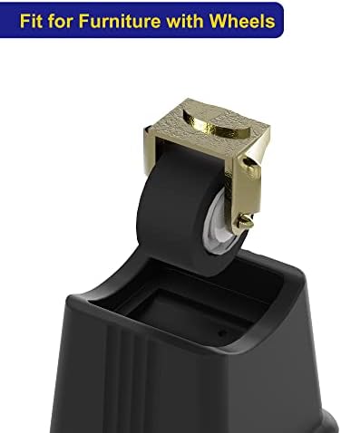Adjustable Bed Riser 3 Height Durable Plastic for Underneath Storage
