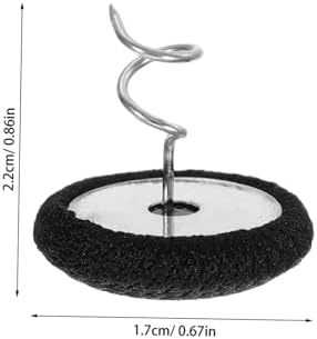 Stainless Steel Bed Skirt Pins VALICLUD 30-Piece Set with Fabric Cover Black Reliable Fastening