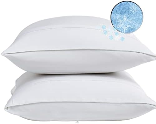 Coldest Pillow Cases Set of 2 - Breathable and Cool