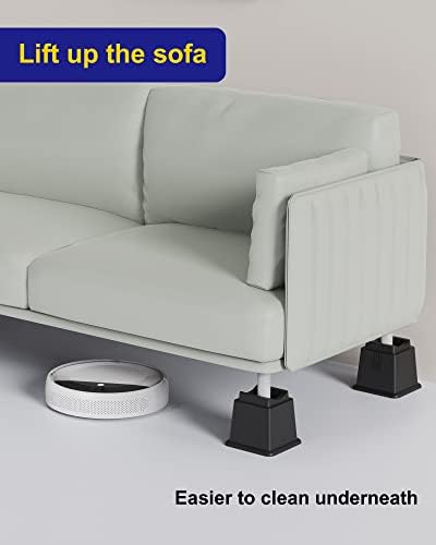 Adjustable Bed Riser 3 Height Durable Plastic for Underneath Storage