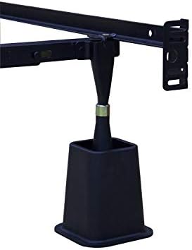 Sturdy Bed Risers for Sofa Desk Couch Table Black by Kings Brand
