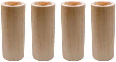Antrader 4Pcs Round Bed Risers 6 Inch Height