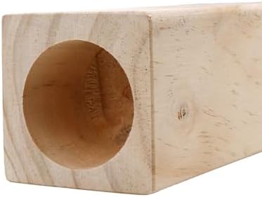 Sturdy 4-Pack Wood Bed Risers for Sofa Chair Table