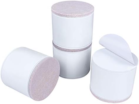 Ezprotekt 2 Inch Bed and Furniture Risers 4 Pack White