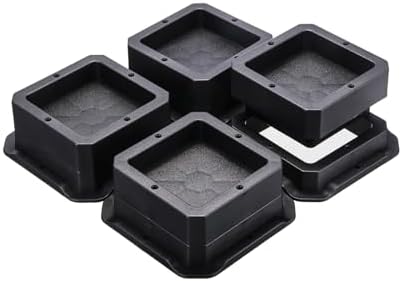 Adjustable 1-inch bed risers