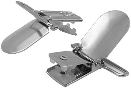 20-Piece Mens Suspender Clips Sheet Fasteners