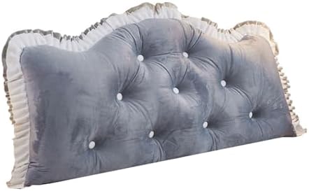 Triangular Headboard Pillow with Washable Velvet Cover