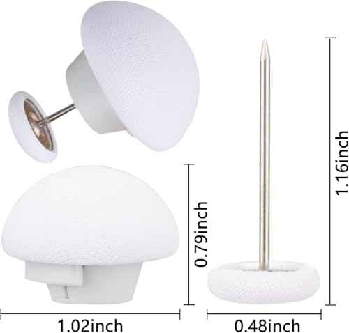 Duvet Clips for Comforter Hold 4 Pack White