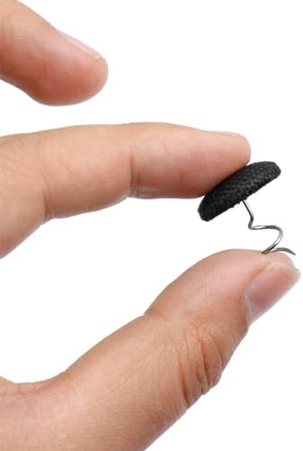 30pcs Linen Head Twist Pins for Bed Skirts and Upholstery