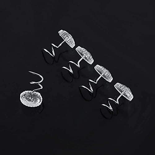 3050Pcs Clear Headed Twist Pins for Upholstery Bedskirts