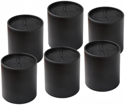 Secure Bed elevate - 4-Inch Heavy Duty Bed Risers with Non-Slip Pad Set of 6 for Sofas couches chairs