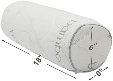 Kingnex Bolster Roll Pillow for Back Side Sleepers