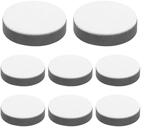 8 Pcs Self-Adhesive Furniture Bed Risers Black