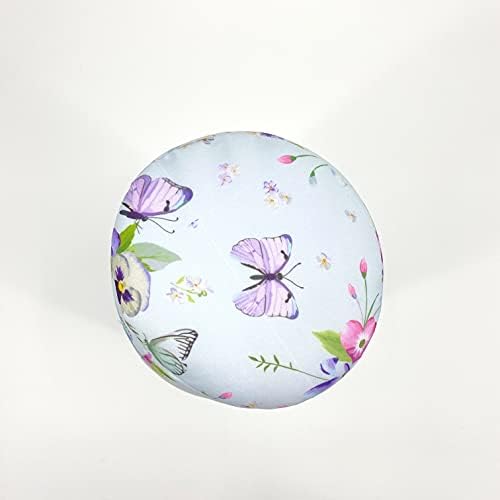 Bookishbunny Microbead Cylinder Bolster Roll Pillow ButterflyGarden