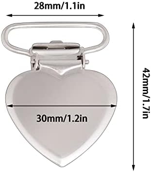 Marrywindix Heart Suspender Clips for Mattress Bedding Accessories