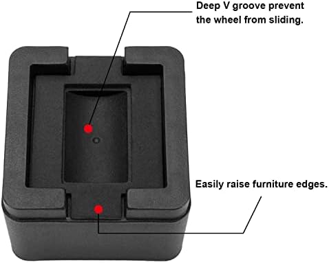 2-inch Heavy-Duty Bed Risers Secure for Beds Sofas