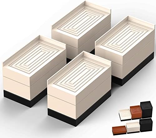 Tclouda Furniture Risers 3 in Apricot Rectangle