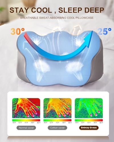 FEICO Cervical Pillow Neck Pain Relief Memory Foam Sleep Support