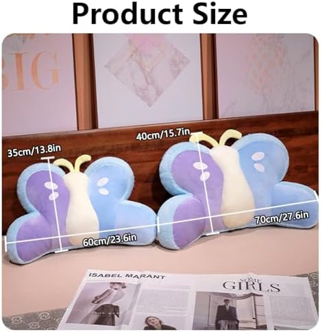 GKWW Butterfly Reading Pillow - Multi-Functional Washable Comfortable