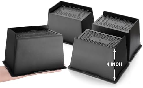 Sturdy Bed Risers for 4 inches