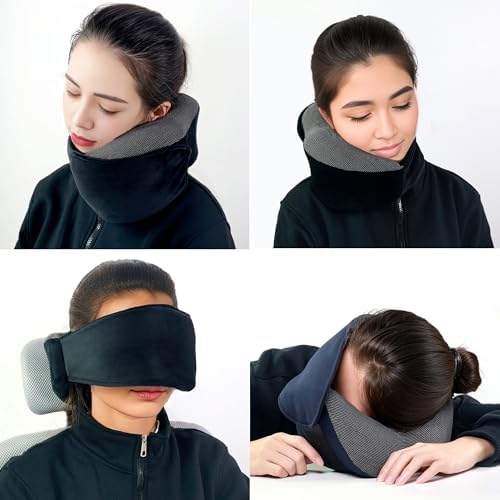 Travel Neck Pillow for Long Flights Gentle Support Ergonomic Design