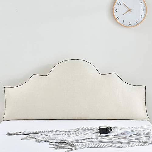 Big Backrest Cylinder Pillow with Removable Cover for Reading and Bedding