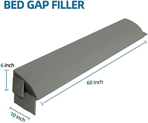 Queen Size Bed Wedge Pillow to Secure Mattress Gaps
