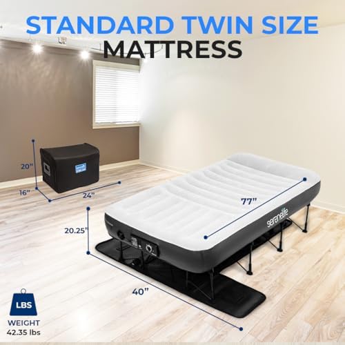 Unbeatable SereneLife Auto-Inflate Air Bed for Guests Camping RV More