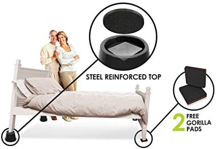 Elevate Your Sleep with the Slipstick Bed Risers 3-Inch Incline for Acid Reflux Breathing Relief
