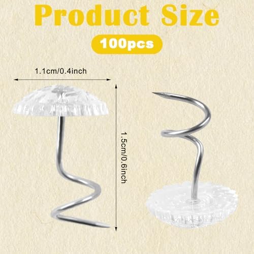 Loghohu 100-Piece Bed Skirt Pin Set