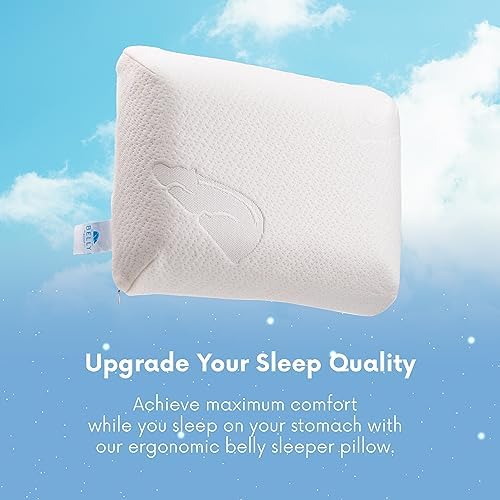 Stomach Sleeper Pillow for Cooling Comfort