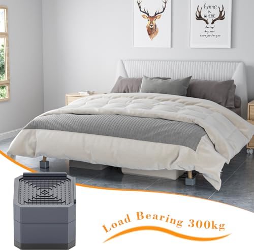 Sturdy bed risers for enhanced stability and extra height